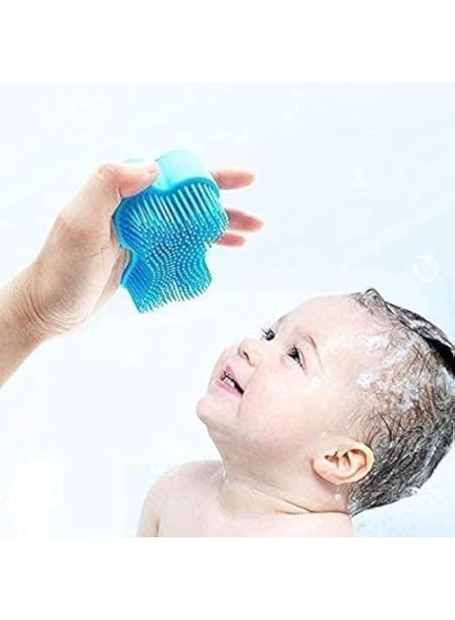1Pack Silicone Loofah Body Scrubber, Soft Silicone Loofahs, Bath Brush Easy to Clean for Shower Massaging Spa Gym Travel Outdoor Gift for Baby Wife Mens Friend Family - Image 3